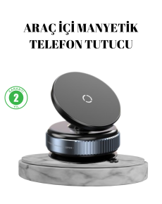 Vacuum Suction Cup Magnet Phone Holder 360 Degree Rotary