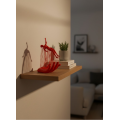 Hand Formed Human Figure Red Modern Decorative Figurine Abstract Design 12x18 cm