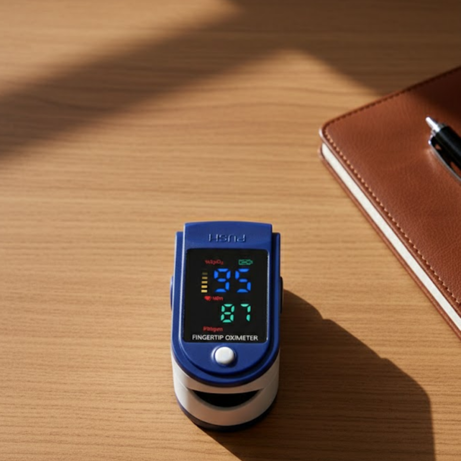 Finger Type Pulse Oximeter Precision Measurement Portable Health Device