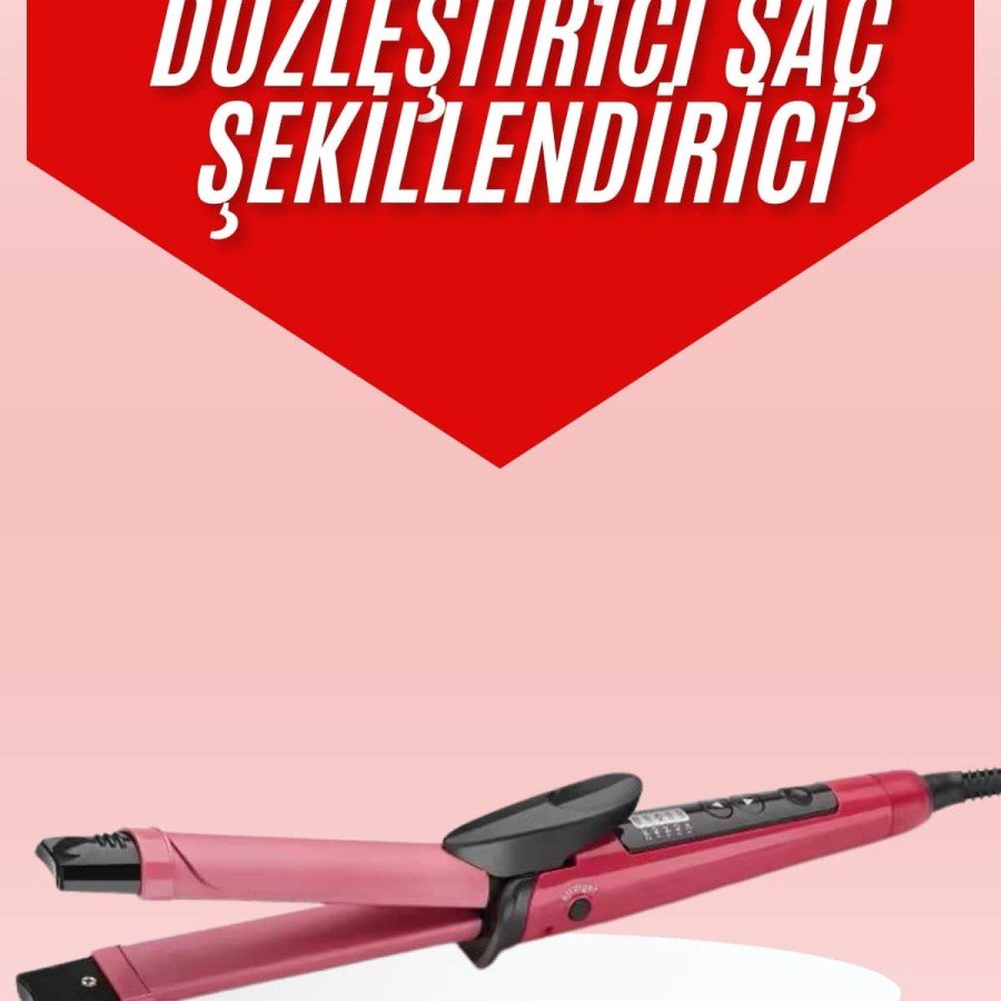 Hair Styler Ceramic Coating with Straightener and Tong Features Hair Styler Ceramic Coating with Straightener and Tong Features