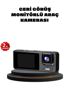 3 Camera Car DVR 1080P Front + HD Rear + Interior Camera Loop Recording 2'' Screen