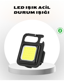 Super Bright 800 Lumen LED Flashlight – USB Rechargeable, 3 Light Modes, Mini Portable and Keychain Type