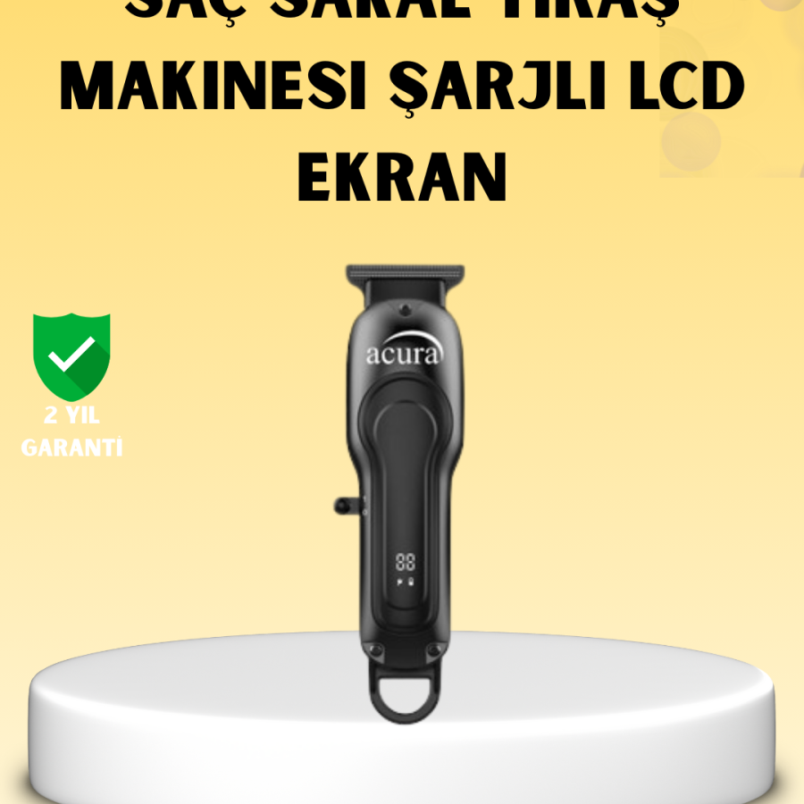 Professional Shaver with LCD Screen, Turbo Mode and Powerful Motor Professional Shaver with LCD Screen, Turbo Mode and Powerful Motor
