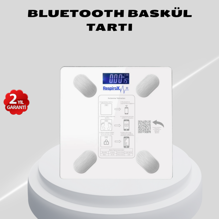 Smart Bluetooth Scale – 8 Different Measurement Data, Automatic Person Recognition Smart Bluetooth Scale – 8 Different Measurement Data, Automatic Person Recognition