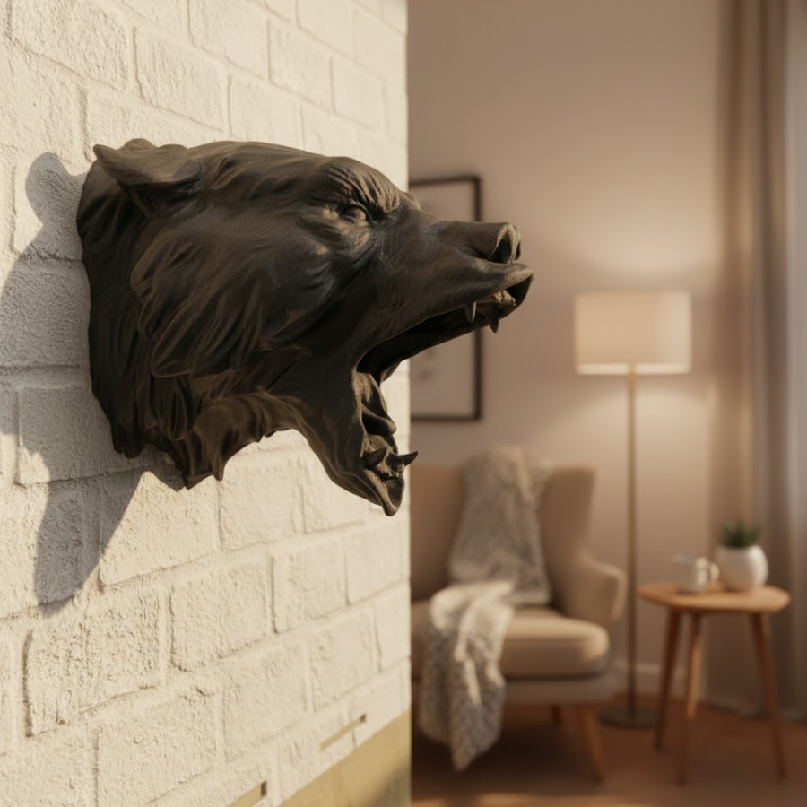 Black Bear Wall Accessory Black Bear Wall Accessory
