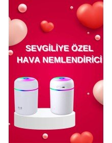 Gift for Lover LED Light Air Humidifier USB Rechargeable Special for Lover