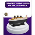 Titanic Ship Design LED Light Air Humidifier Steam Effect Room Diffuser
