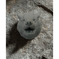 Gray Wolf Wall Decor Hangable Decorative Sculpture Design