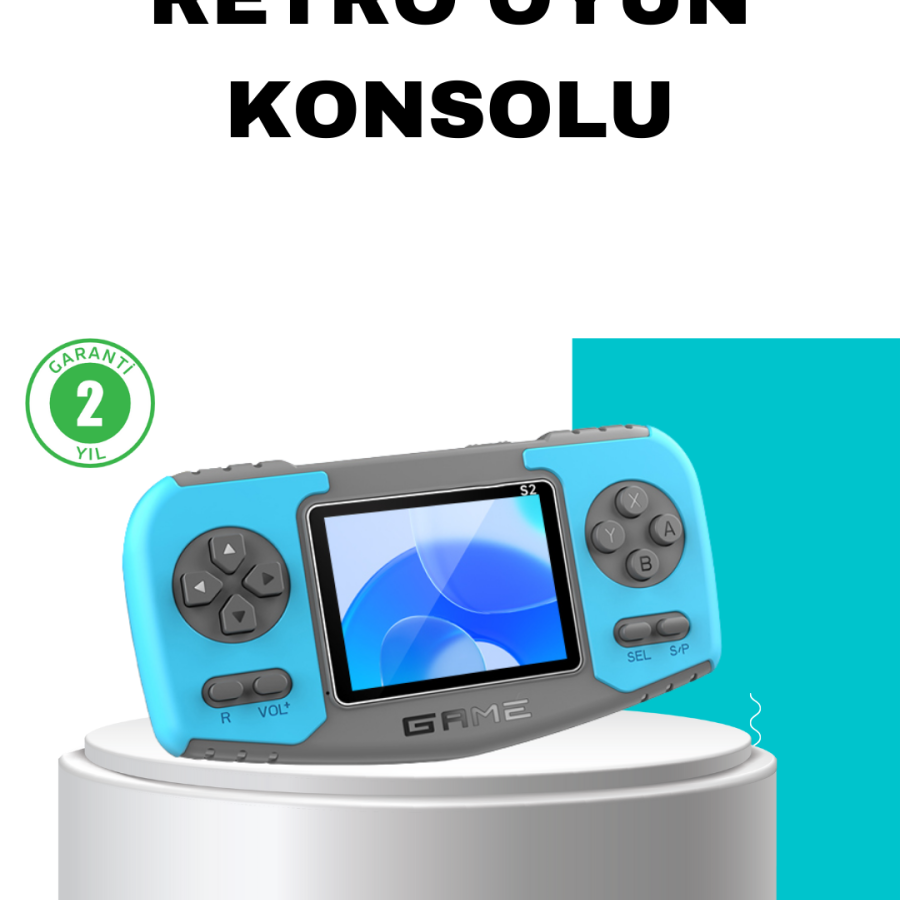 Portable Mini Video Game Console Ergonomic Design