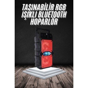 Bluetooth Speaker with Dual Microphones, Strong Sound Quality, Uninterrupted Wireless