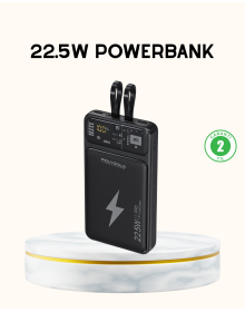 Powerbank Fast Charging 10000 mAh Internal Cable