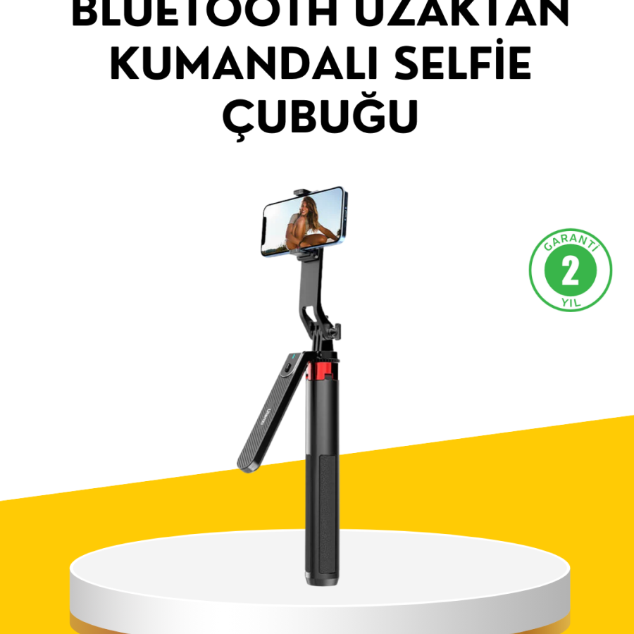 Selfie Stick with Tripod Remote Control Live Broadcast Compatible
