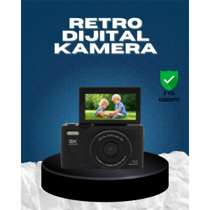 5K UHD Digital Camera 75MP Sensor 18x Zoom with Stabilization