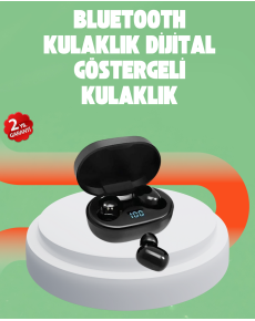 Bluetooth 5.0 Headset – Charging Box with LED Display