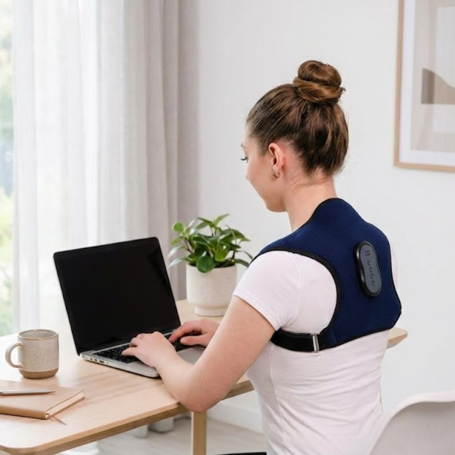 Medically Supported Smart Back Posture Corrector Heated Massage Belt Medically Supported Smart Back Posture Corrector Heated Massage Belt