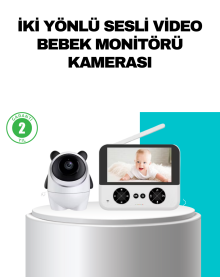 720P Baby Camera Remote Control Night Vision Monitor