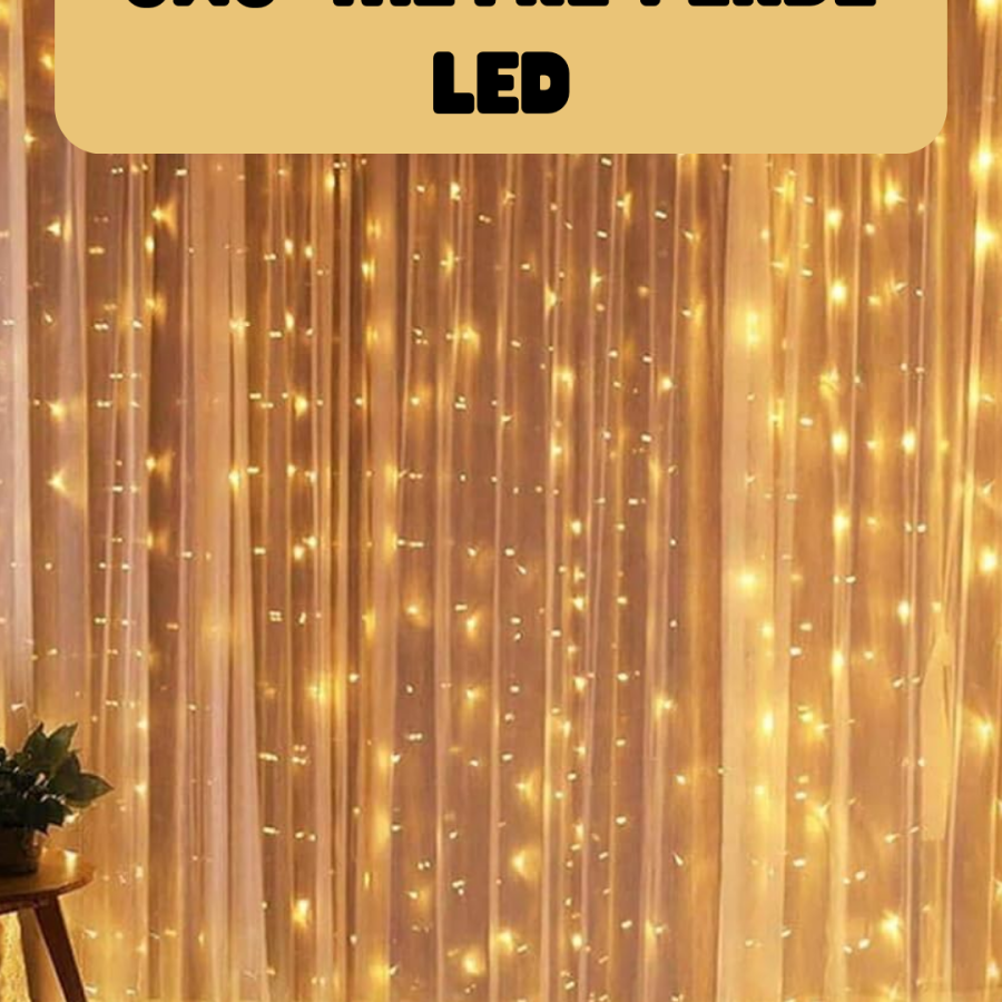 3x3 Meters Curtain LED Light Warm Waterfall Design Decorative Lighting