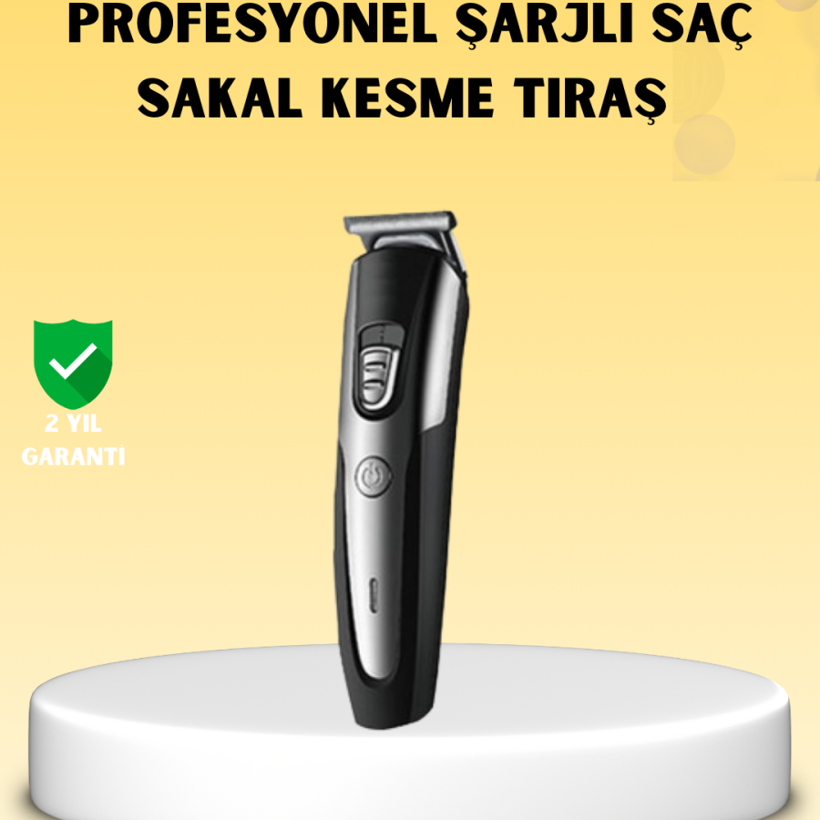 Professional Hair and Beard Trimmer Shaver Wireless Ergonomic Design Professional Hair and Beard Trimmer Shaver Wireless Ergonomic Design