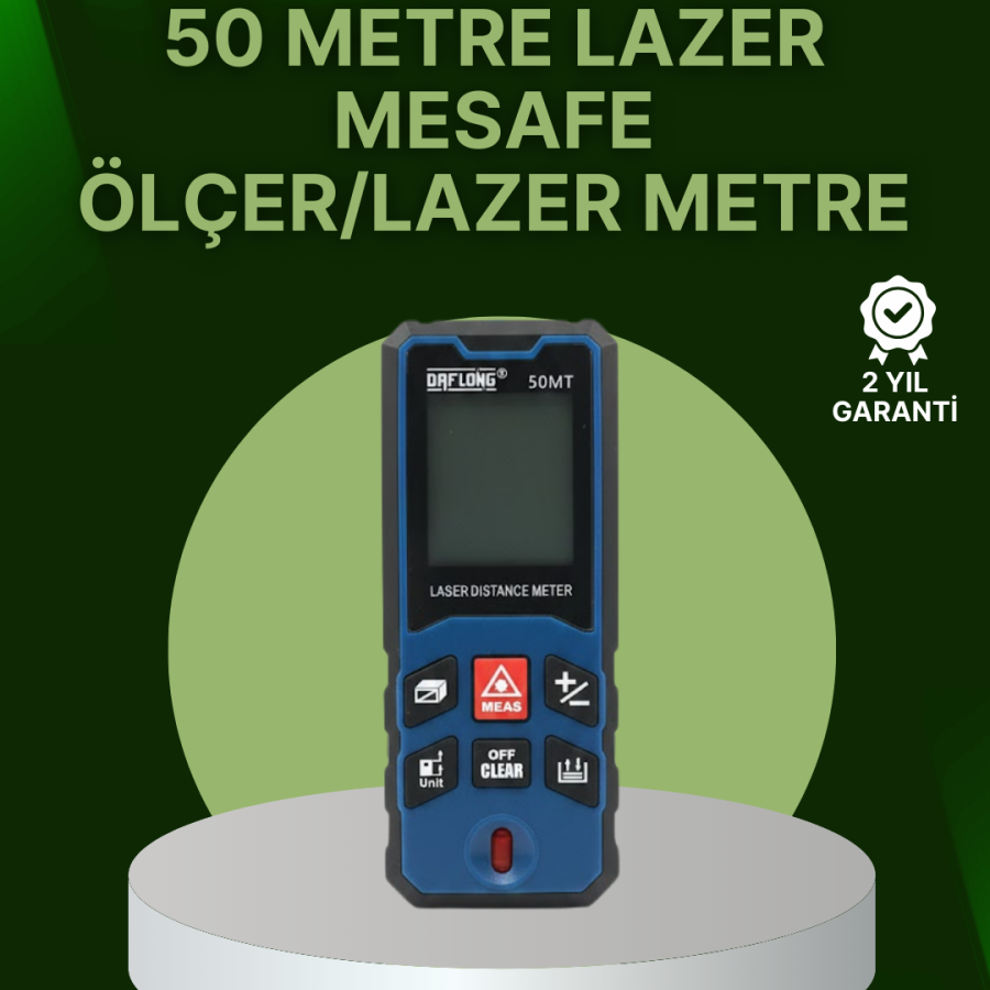 50 Meter Laser Distance Meter Professional Digital Measuring Device 50 Meter Laser Distance Meter Professional Digital Measuring Device