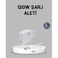 120W Super Fast Charging Adapter – Included Type-C Cable, High Voltage Protection