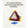 Solar Charged Triangle LED Parking and Warning Lamp