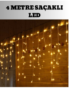 4 Meters Waterfall Led Light Curtain Decorative
