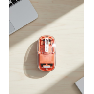 Bluetooth and USB Supported Wireless Transparent Mouse Silent Use