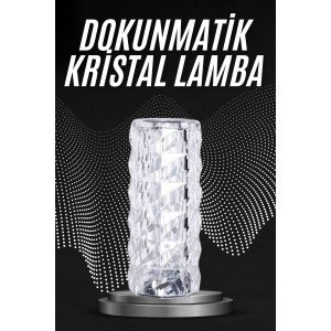 Crystal Lamp Desk Lamp Rechargeable Desk Lamp Touch Sensor Usb Rechargeable