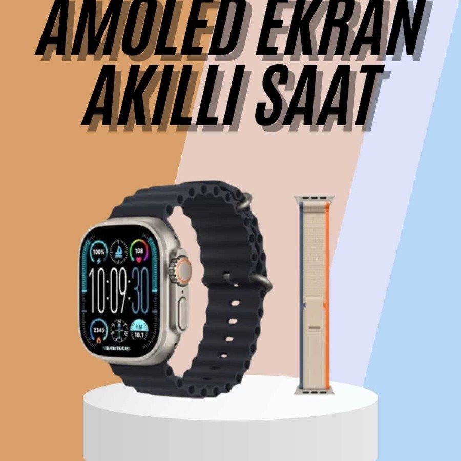 49mm Smart Watch Amoled Screen Women Men Wristwatch Plastic Band 49mm Smart Watch Amoled Screen Women Men Wristwatch Plastic Band