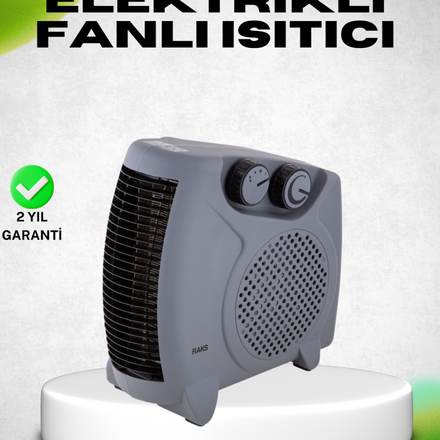 Fan Electric Heater with Thermostat Safe Fireproof Plastic Body Fan Electric Heater with Thermostat Safe Fireproof Plastic Body
