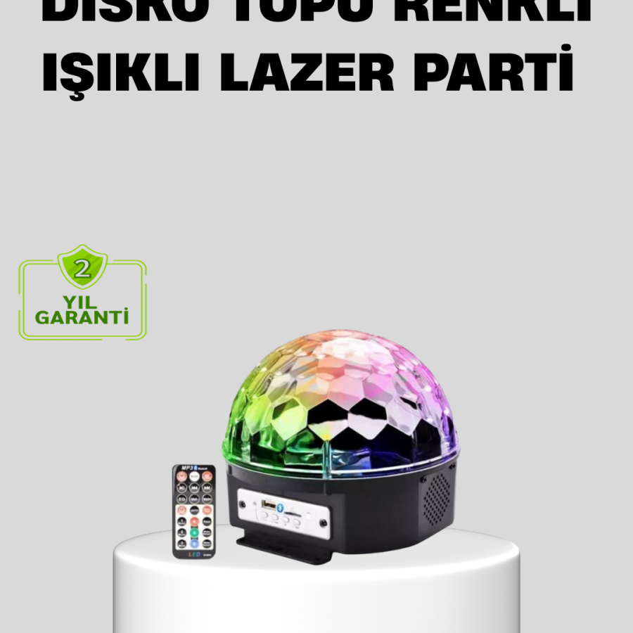 Rhythm Sensitive Bluetooth Speaker Disco Light with Rotating LED Effect Rhythm Sensitive Bluetooth Speaker Disco Light with Rotating LED Effect