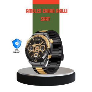 Amoled Screen Smart Watch Bluetooth 5.1 Call Supported with 3 Bracelets