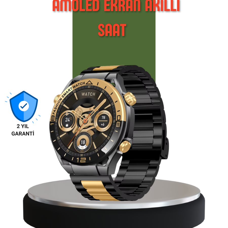 Amoled Screen Smart Watch Bluetooth 5.1 Call Supported with 3 Bracelets Amoled Screen Smart Watch Bluetooth 5.1 Call Supported with 3 Bracelets