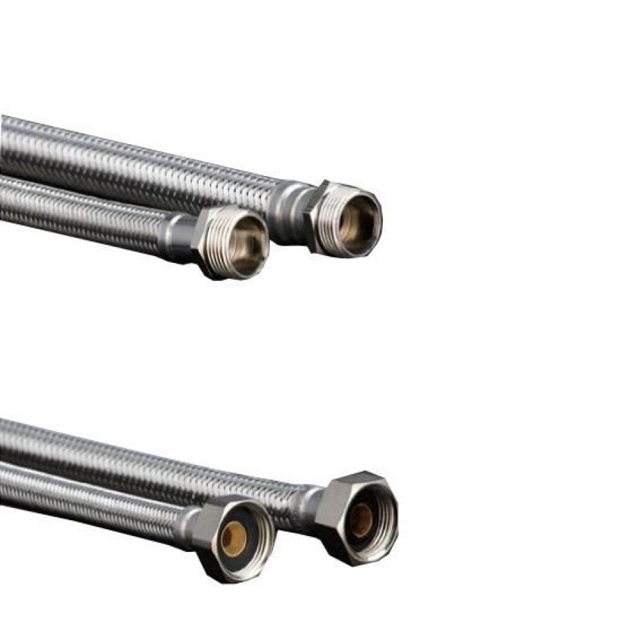 Flex Hose with 1/2X1/2 Nipple 70 cm Flex Hose with 1/2X1/2 Nipple 70 cm