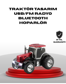 Tractor Design Bluetooth Speaker USB TF AUX FM Radio