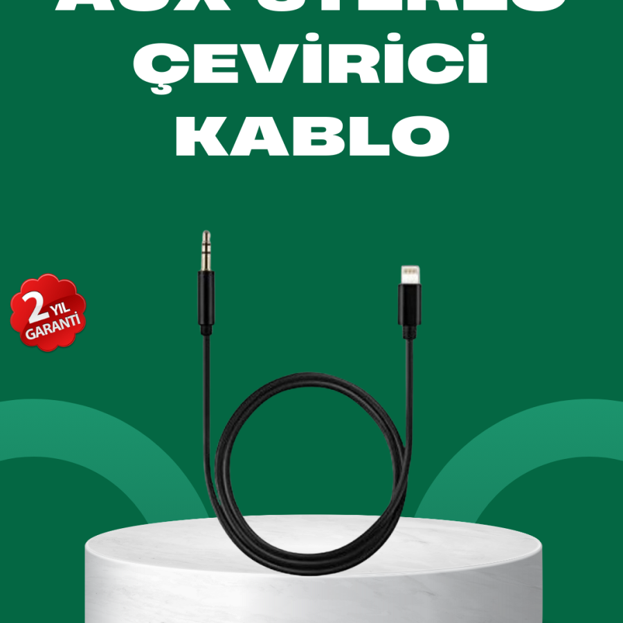 Lightning to 3.5mm Aux Audio Converter Cable 1 Meter Stereo Compatible Lightning to 3.5mm Aux Audio Converter Cable 1 Meter Stereo Compatible