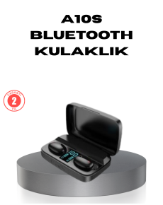 A10s TWS Bluetooth 5.0 Headphones – Charging Box with Powerbank, Touch Control, Real Stereo