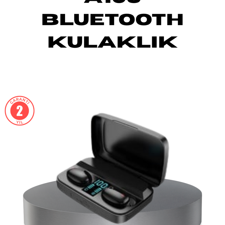 A10s TWS Bluetooth 5.0 Headphones – Charging Box with Powerbank, Touch Control, Real Stereo