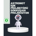 Astronaut Design Sunset Effect Rechargeable LED Lamp