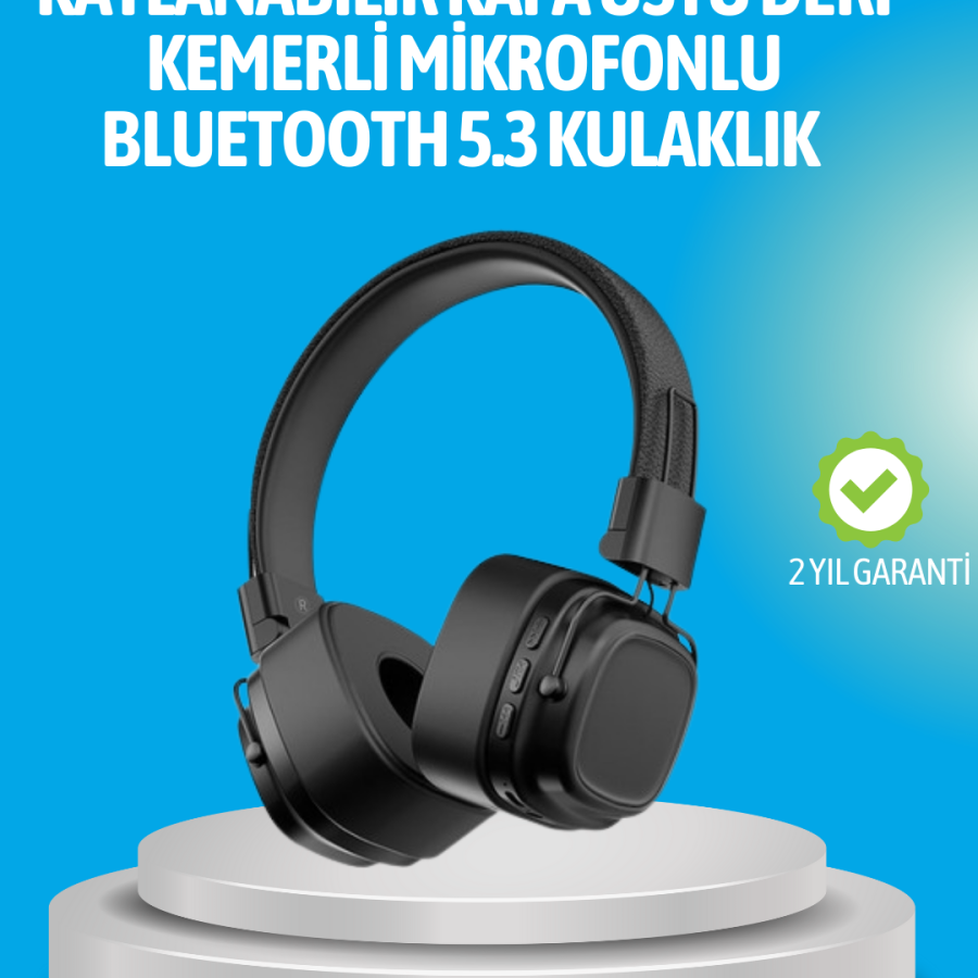 Wireless Foldable On-Ear Headphones with Deep Bass Support Wireless Foldable On-Ear Headphones with Deep Bass Support
