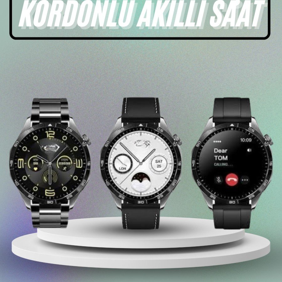 Smart Watch Multi-Functional Amoled Screen Compatible with All iOS and Android Phones
