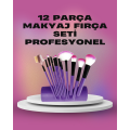 12 Piece Soft Bristle Makeup Brush Set Professional Use Suitable for Face and Eye Makeup