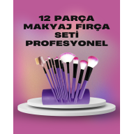 12 Piece Soft Bristle Makeup Brush Set Professional Use Suitable for Face and Eye Makeup