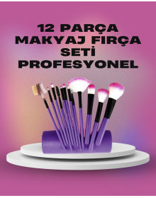 12 Piece Soft Bristle Makeup Brush Set Professional Use Suitable for Face and Eye Makeup