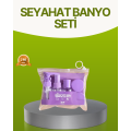Travel Bath Set 5 Pieces with Transparent Carrying Bag 30 ml