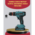 18 Piece Digital Drill Set with Dual Battery