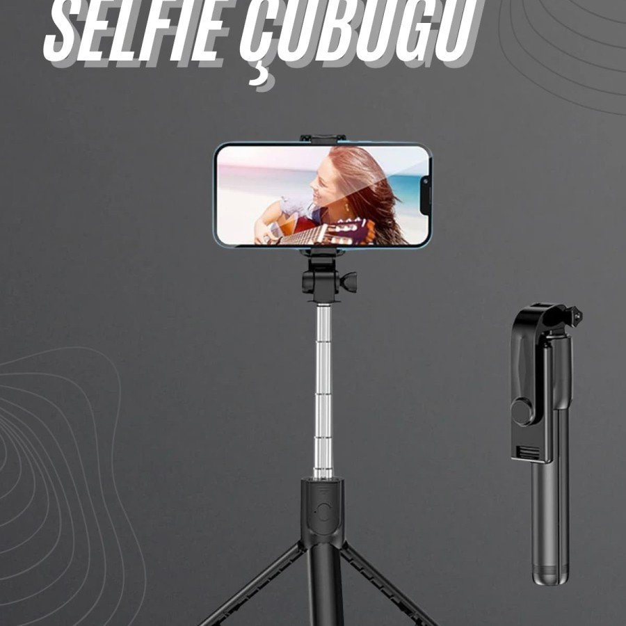 Selfie Stick Tripod Bluetooth Controlled Selfie Stick Phone Holder