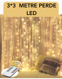 3x3 Meters Curtain LED Light – Party and Garden Decoration