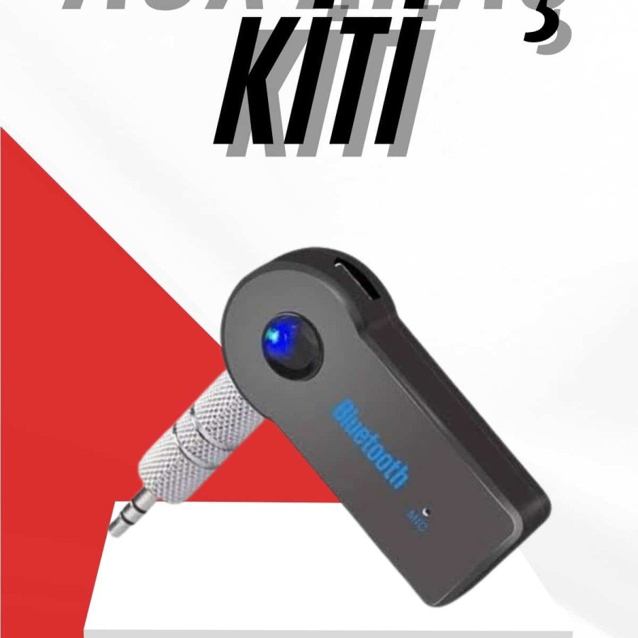 Bluetooth Aux Car Kit Compatible with All Devices Black