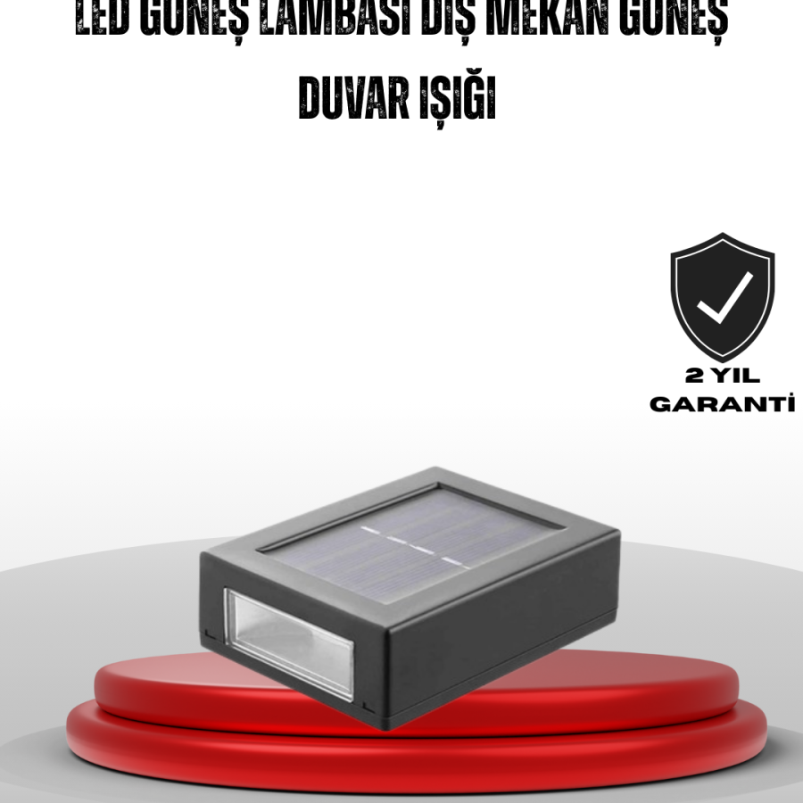 Solar Powered Waterproof LED Wall Lamp